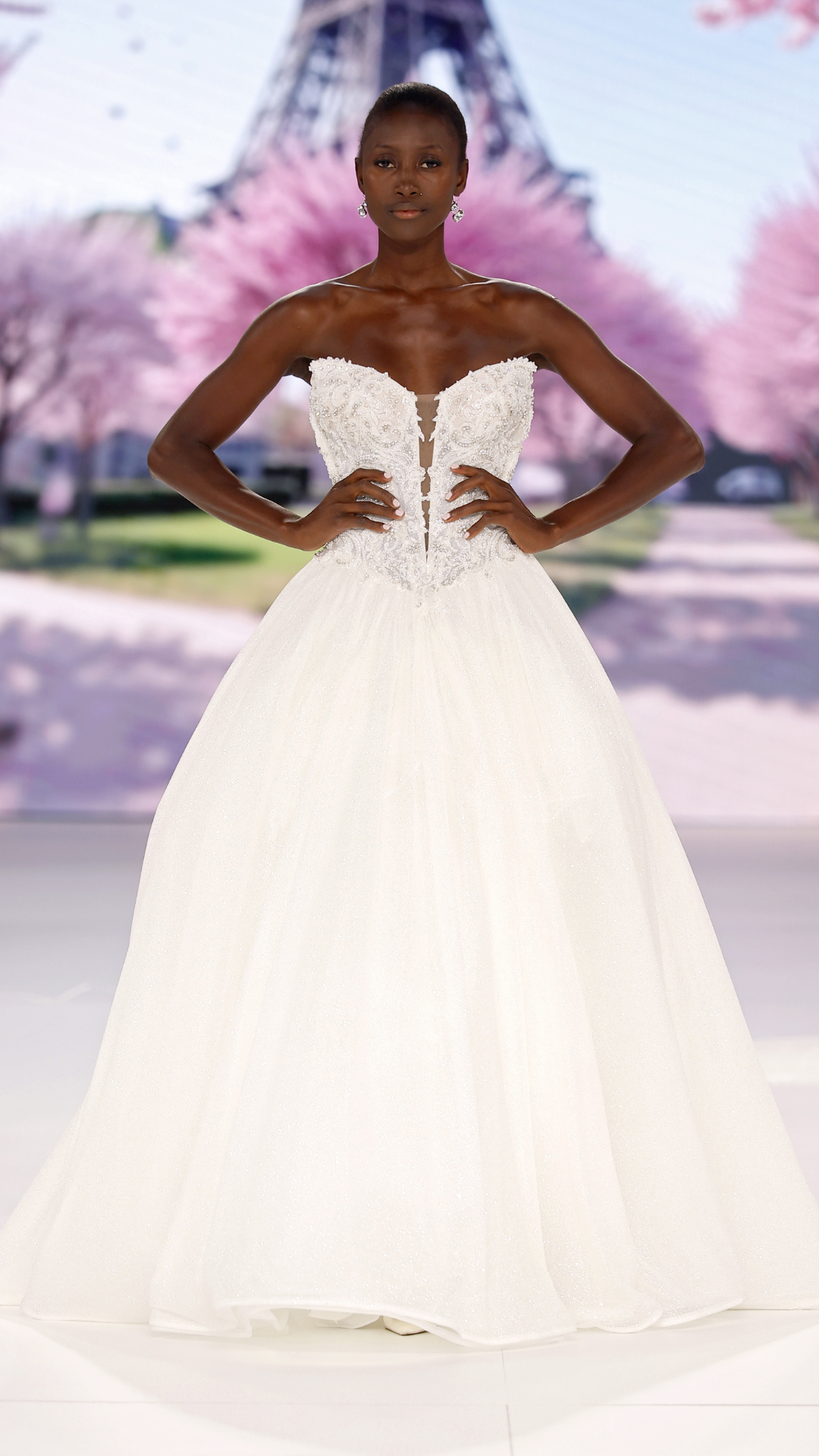 Ballgown by Randy Fenoli on the Barcelona Bridal Fashion Week runway